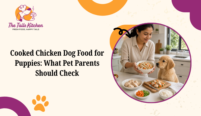 Cooked Chicken Dog Food for Puppies: What Pet Parents Should Check